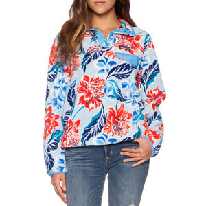 Patagonia Synchilla Snap-T Fleece Pullover‎ Hawaiian Manoa Dusk Blue Size Small
